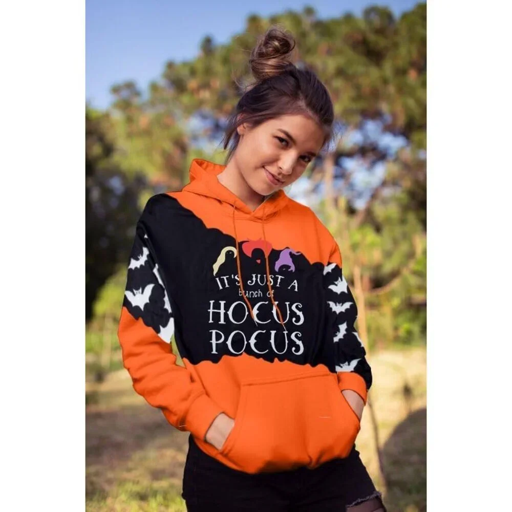 Women Halloween Sweatshirt Graphic Long Sleeve Casual Pullover Top